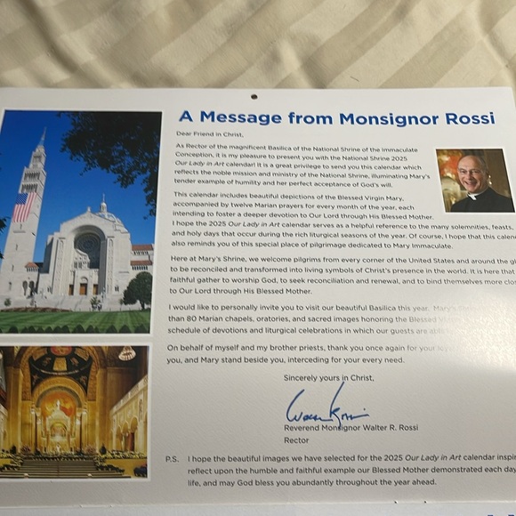 2025 Calendar✝️Our Lady in Art - Picture 2 of 7